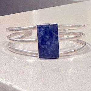 Gorgeous cuff bracelet in 100% silver 950